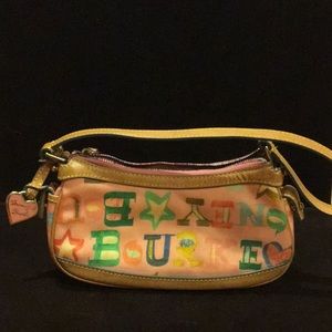 Dooney & Bourke Pink Printed Leather Purse